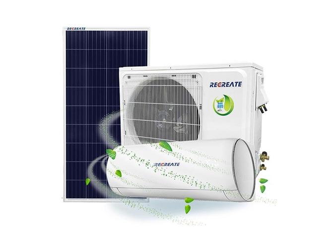 24000BTU ACDC hybrid solar inverter air conditioner for household or industrial use