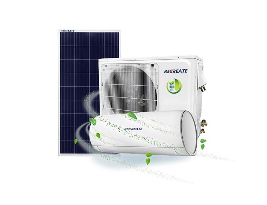 24000BTU 100% DC energy solar inverter air conditioner